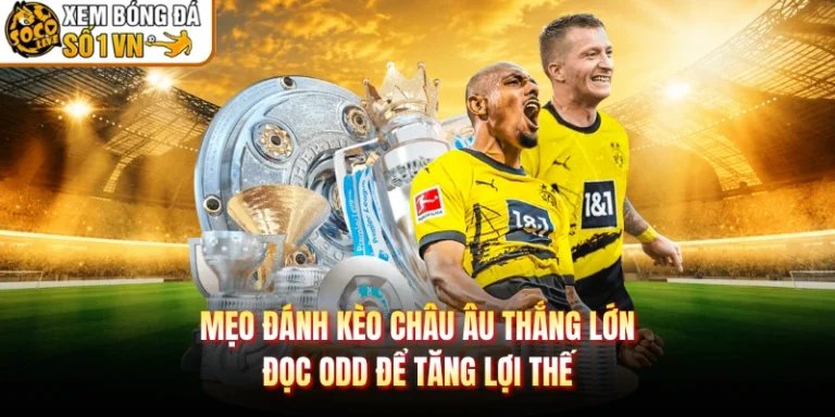 Mẹo Đánh Kèo Châu Âu Thắng Lớn - Đọc Odd Để Tăng Lợi Thế